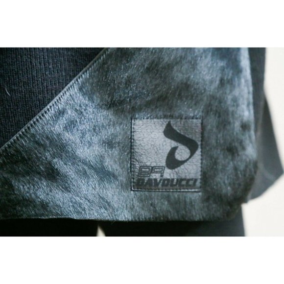 Vintage Davoucci Knit Cow Skin Patchwork Long Sleeve Pullover L - Picture 9 of 12